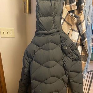 Olive Green North Face Metropolis Parka